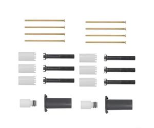 HomeVortex Set di prolunga compatibile con Grohe 14048000 per finiture Grohtherm SmartControl, kit adattatore da 25 mm per miscelatore doccia a 3 funzioni, confezione da 2