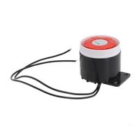 HomeVortex Sirena di allarme di sicurezza interna 120 dB sistema audio DC 24 V dispositivo elettronico per casa, fabbrica, ufficio, centro commerciale, magazzino comunitario (24V)