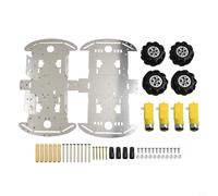HomeVortex Smart Robot Car Kit di Assemblaggio FAI DA TE Piattaforma Ruota 4WD Con Telaio In Metallo Motore Progetto Educativo Per L'Elettronica Programmazione