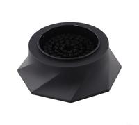 HomeVortex Spazzola per distributore di aghi per espresso, strumento di pulizia rotante con cuscinetti in silicone, per portafiltri da 51 mm, 53 mm, 58 mm, setole in nylon staccabili