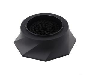HomeVortex Spazzola per distributore di aghi per espresso, strumento di pulizia rotante con cuscinetti in silicone, per portafiltri da 51 mm, 53 mm, 58 mm, setole in nylon staccabili