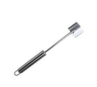 HomeVortex Spelapatate per pannocchie di mais con manico lungo, strumento efficiente per la rimozione del nocciolo, per cucina, per pelare verdure facile da pulire, gadget compatto per mais, argento