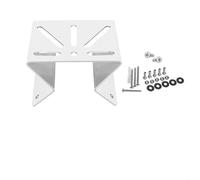 HomeVortex Staffa di montaggio angolare per Eufy Security per SoloCam S340/E30/E42 Staffa di montaggio a parete esterna in metallo per lampade da parete a LED e pannelli solari Hardware di montaggio