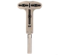 HomeVortex Strumento per aprire la cassa dell'orologio a tre ganasce in metallo, con diametro regolabile di 65 mm e struttura robusta per rimuovere le cover posteriori, compatibile con vari tipi di