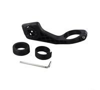 HomeVortex Supporto per computer da bici per bordo per supporto GPS iGPSPORT, staffa stelo in ABS con morsetto da 25,4 mm 31,8 mm, accessori per ciclismo nero>