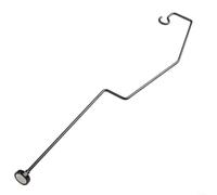 HomeVortex Supporto per lampada da campeggio per tavolo IGT, supporto per palo in ferro leggero con gancio inferiore, Supporto portatile per lanterne da tenda,