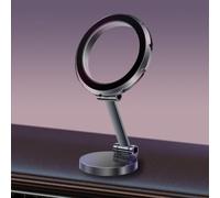 HomeVortex Supporto per telefono pieghevole in lega per auto, regolabile, compatibile con schermo Hover New Energy, da scrivania, stabile, non bloccante, grigio argento (grigio)