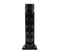 HomeVortex Supporto verticale per canna da pesca, regolabile, in plastica, per box Meiho 5000 7000 9000 7080 2055 2070 7055 7070 accessorio da pesca a zattera blu (nero)