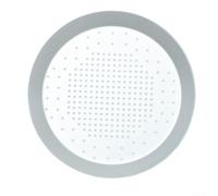 HomeVortex Teglia rotonda per pizza in crosta ripiena in alluminio con perforazioni - Distribuzione rapida del calore foglio di cottura 30,5 cm (B-25,4 cm)