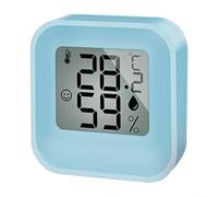HomeVortex Termometro e igrometro digitale per Mini, misuratore di umidità LCD per interni con indicatore di comfort, alta ±1°C/±3% RH per casa, asilo nido e cucina (blu)