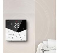 HomeVortex Termostato digitale WiFi, programmabile per 5 + 2/6 + 1/7 giorni, con ampio display touch, memoria di interruzione di corrente e archiviazione dati in tempo reale, per casa (flash)
