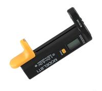 HomeVortex Tester per batterie AAA AA C D N 9 V e 1,5 V celle a bottone, portatile a secco con display puntatore, strumento di plastica compatto per uso domestico e ufficio,