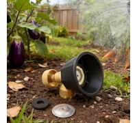 HomeVortex Ugello spray da giardino regolabile agricolo nero per testa irrigatore ciclone con modalità multiple di atomizzazione Filo di lunga durata