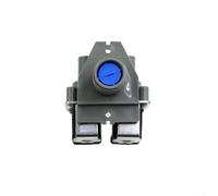 HomeVortex Valvola di ingresso dell'acqua della lavatrice, per FCS 180B, AC 220-240V parte di ricambio per un efficiente controllo del flusso d'acqua, plastica grigia, interruttore a solenoide