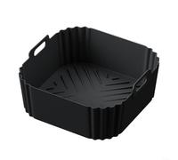 HomeVortex Vassoio in silicone per friggitrice ad aria per Cosori 5,5-6,2L e NA230, fodera resistente al calore da 9,5 cm di altezza per AF181/AF180/AF141/AF140, inserto antiaderente lavabile in