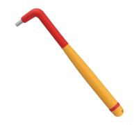 HomeVortex VDE - Set di chiavi esagonali isolate da 1000 V, ad alta tensione, chiavi a L, per elettricisti, con manico in TPE, 3-12 mm, colore rosso (6 mm)