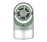 HomeVortex Ventola di raffreddamento portatile ricaricabile nebulizzatore umidificatore spray d'acqua condizionatore d'aria personale ventilatore da scrivania alimentato USB ventilatore con