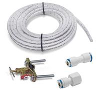 Homewerks Brass 7252-25-14-PTC - Kit per creare ghiaccio e umidificatore, 6,35 x 7,6 m, kit di tubi in polietilene, compatibilità universale