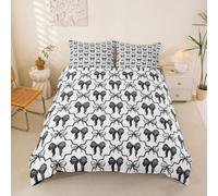 Homewish Princess Bowknot - Set copripiumino king size, 3 pezzi