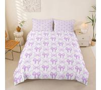 Homewish Princess Bowknot - Set copripiumino king size, 3 pezzi