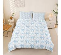 Homewish Princess Bowknot - Set copripiumino king size, 3 pezzi