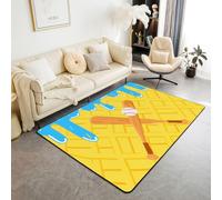 Homewish Tappeti da baseball Ice Cream Area per camera da letto 100x150cm