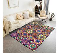 Homewish Tappeto Boho Mandala Area per Soggiorno 100x150cm