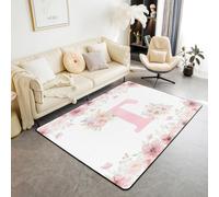Homewish Tappeto per camera da letto, 100 x 150 cm, lettera T