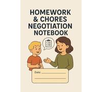 Homework & Chores Negotiation Notebook: A Practical Journal to Help Kids and Parents Negotiate Tasks, Set Rewards, and Build Responsibility Together