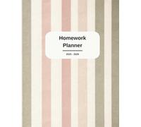 Homework Planner 2025-2026: Daily Undated Assignment Tracker for Middle, High School and College Students for Tracking Your Productivity | 8.5x11 | Academic calendar | Class schedule