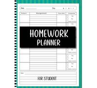 HOMEWORK PLANNER FOR STUDENTS: A Clear Path to Productivity and a Gentle Guidance for Students