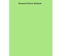 Homework Planner Notebook: Sort Tasks by Due Date and Importance