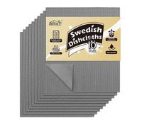HOMEXCEL Strofinacci svedesi per cucina, panni assorbenti, 17,8 x 15,2 cm, 10 pezzi