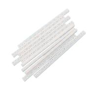 HOMEXO Cremagliera in plastica Modello Lunghezza 125mm 0,5 Modulo Pignone Ruota sincrona Fai da Te Trasmissione Asta di Collegamento Striscia di plastica 83T Barra Ingranaggi 10 pz/Lotto