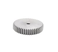 HOMEXO Ingranaggio cilindrico Spur Gear 1M 29T-60T Ingranaggio di Trasmissione in Metallo 45# Acciaio 1 Modulo 29/30/32/35/36/40 45/50/60T 1pc (Size : 1M-50T)