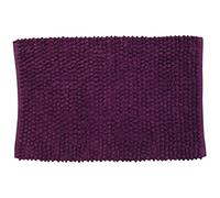homeXpert MSV 141384 - Tappetino da Bagno, in Cotone, 50 x 30 x 30 cm, Colore: Viola