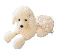 HOMEXYLYL Animale di peluche barboncino realistico, peluche cane realistico for bambini ragazze coccolone cucciolo arredamento for la scuola materna compleanno regalo di San Valentino(55cm/21.7")