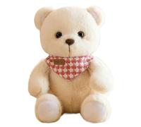 HOMEXYLYL Bear Stuffed Animal, Bear Plush Toys Cute Kerchief Teddy Bear Birthday Holiday Party Gifts for Boys Girls(Red)