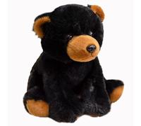 HOMEXYLYL Black Bear Plush, Realistic Black Bear Stuffed Animal Toy Soft Huggable Birthday Gifts for Boys Children Adults