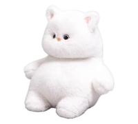 HOMEXYLYL Gatto Peluche, Simpatico Animale Di Peluche Morbido Regalo Di Compleanno Di Natale Decorazioni La Casa For Bambini Adulti Ragazzi Ragazze(White,40cm/15.7in)