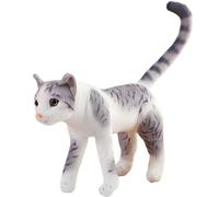HOMEXYLYL Peluche a forma di gatto, realistico, morbido e coccoloso, ideale come regalo di compleanno o di Natale for bambini e adulti.(Gray)