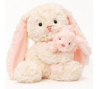 HOMEXYLYL Peluche abbracciabile, morbido animale di pezza abbracciabile Simpatico coniglietto Orsetto Coniglio Coccole Pasqua Compleanno Natale Ragazzo Ragazza Adulto Amico Regalo Bambini(Rabbit)