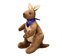 HOMEXYLYL Peluche Canguro, Animale Di Pezza Realistico Con Joey In Custodia For Regali Di Compleanno Di Natale E Decorazioni For La Casa Bambini Adulti Ragazze Ragazzi(Brown,60cm/23.6in)