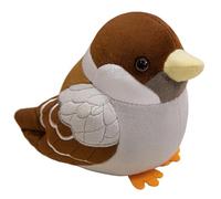 HOMEXYLYL Peluche Di Uccello, Simulazione Di Passero Piccolo Animale Di Peluche Morbido Regalo Di Compleanno O Di Natale For Ragazzi E Ragazze(18cm/7.1in)