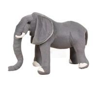 HOMEXYLYL Peluche elefante, animale di pezza realistico con materiale morbido compagno confortante della buonanotte for tutte le età(50cm/19.6in)