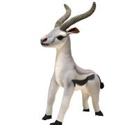 HOMEXYLYL Peluche Realistico A Forma Di Antilope, Morbido E Coccoloso Cervo Di Figurina Di Cervo Di Del Bosco Decorazione For La Cameretta Dei Bambini(Gray,43cm(16.9"))