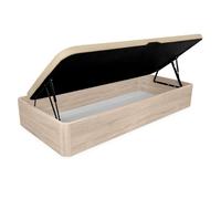 Homey Canapé apribile super rinforzato grande capacità con apertura laterale, traspirante, angoli arrotondati, 105 x 190, Cambria, legno, 105 x 190 cm