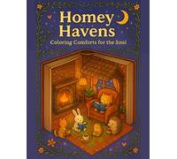 Homey Haven Coloring Comforts for the Soul - Relaxing Cozy Scenes for Stress Relief & Mindful Creativity: Unwind, Color & Feel at Home - Soothing ... Cozy Corners, Warm Details & Calming Designs