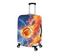 Homeyang Copri Valigia Grande Baseball Rosso Blu Coprivaligia Grande Poliestere Spandex Elastic Lavabile per Bagagli da Viaggio Antipolvere Riusabile Cover Valigia (XL)