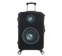 Homeyang Copri Valigia Grande Musica Astratta Nera Coprivaligia Grande Poliestere Spandex Elastic Lavabile per Bagagli da Viaggio Antipolvere Riusabile Cover Valigia (XL)